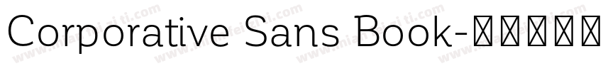 Corporative Sans Book字体转换